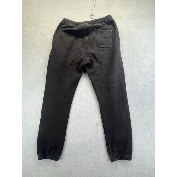 Champion Reverse Weave Spellout Joggers Sweatpants Mens Sz Small Black Vintage - Picture 4 of 12